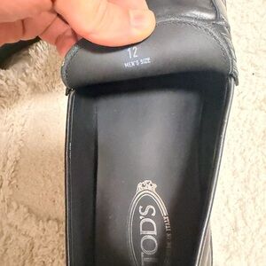 Tod's Men's Classic Black Leather Loafers